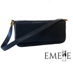 Mondani Black Leather Handbag